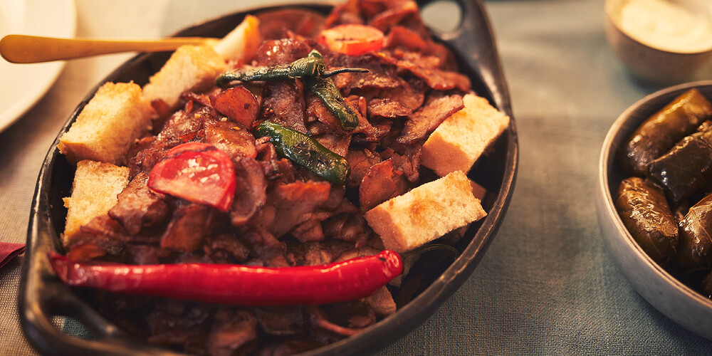 Iskender met Kebab