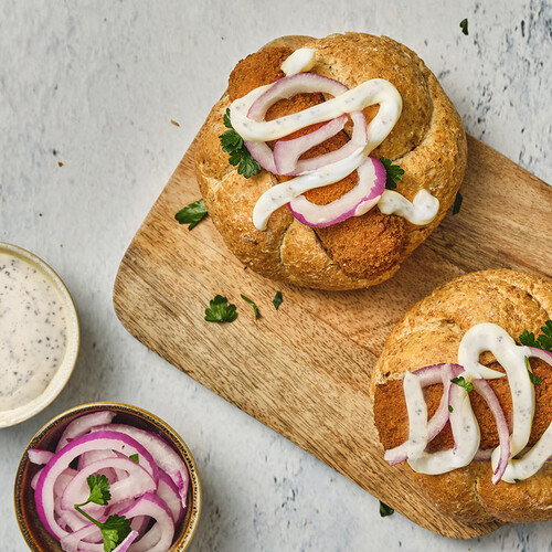 Kroketten im Brötchen